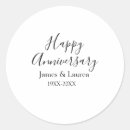 Search for happy anniversary stickers Calligraphy typography elegant romantic