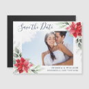 Search for christmas poinsettia save the dates Floral