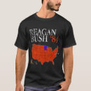 Search for reagan bush tshirts White