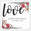 Search for red rose love stickers Floral