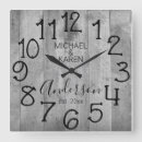 Search for barn wood clocks Anniversary