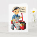 Search for carpenter birthday cards Saw