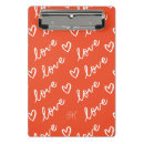 Search for cute heart clipboards Red