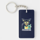 Search for best friends rectangular key rings Pets