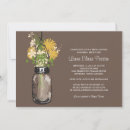 Search for barn engagement party invitations Mason jar