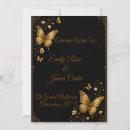 Search for 5x7 gold black butterfly invitations Luxury