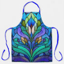 Search for stained glass aprons Botanical