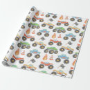 Search for monster truck wrapping paper Truck birthday party