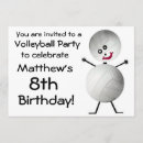 Search for volleyball player invitations Party