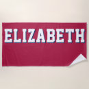 Search for red white blue beach towels Monogrammed