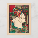 Search for woman reading book postcards Antique