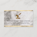 Search for legal counsel business cards Attorney at law