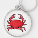 Search for red crab key rings Crustacean