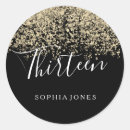 Search for 13th birthday party stickers Glitter