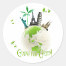 Search for go green stickers Global warming