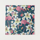Search for flamingo pattern posters Blue