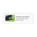 Search for equine return address labels Brown horse