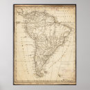 Search for vintage south america posters Map