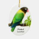 Search for lovebird christmas tree decorations Xmas