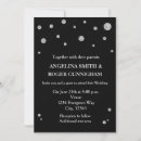 Search for purple black silver wedding invitations Glitter