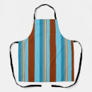 Search for turquoise stripes aprons Blue