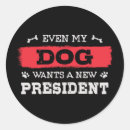 Search for wanted stickers President