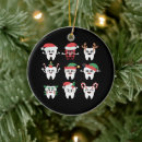 Search for funny dentist christmas tree decorations Santa