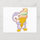 Search for baby penguin cartoon postcards Cute
