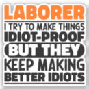 Search for roofers stickers Worker