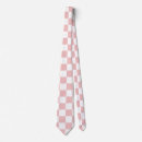 Search for pink plaid ties Pink and white