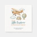 Search for travel napkins Aeroplane birthday