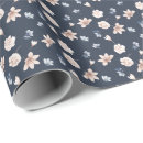 Search for blush and navy wrapping paper Flowers