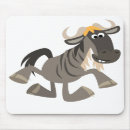 Search for wildebeests mousepads Gnu