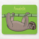 Search for sloth mousepads Cartoon