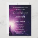 Search for outer space wedding invitations Night sky