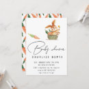 Search for rabbit with carrots invitations Baby