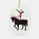 Search for horse silhouette christmas tree decorations Black