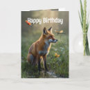 Search for fox birthday cards Nature