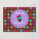 Search for blue cupcake postcards Pink