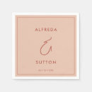 Search for peach wedding napkins Boho