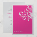 Search for purple black swirl wedding invitations White