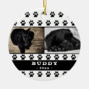 Search for black and white pattern christmas tree decorations Dogs