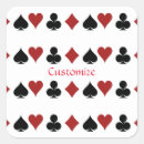 Search for playing card stickers Suits