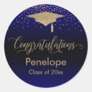 Search for blue and black graduation stickers Congratulations