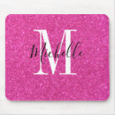 Search for hot pink glitter mousepads Chic