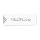Search for silver and white return address labels Plain