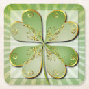 Search for st patricks day coasters Clover