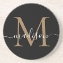 Search for black and gold coasters Elegant
