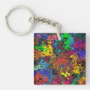 Search for black orange square key rings Colourful
