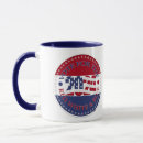 Search for red and white flag mugs Usa